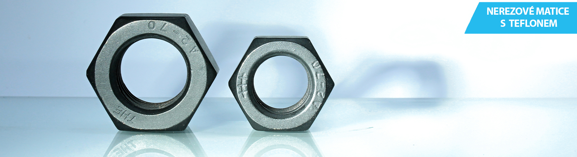 nerezové matice s teflonem